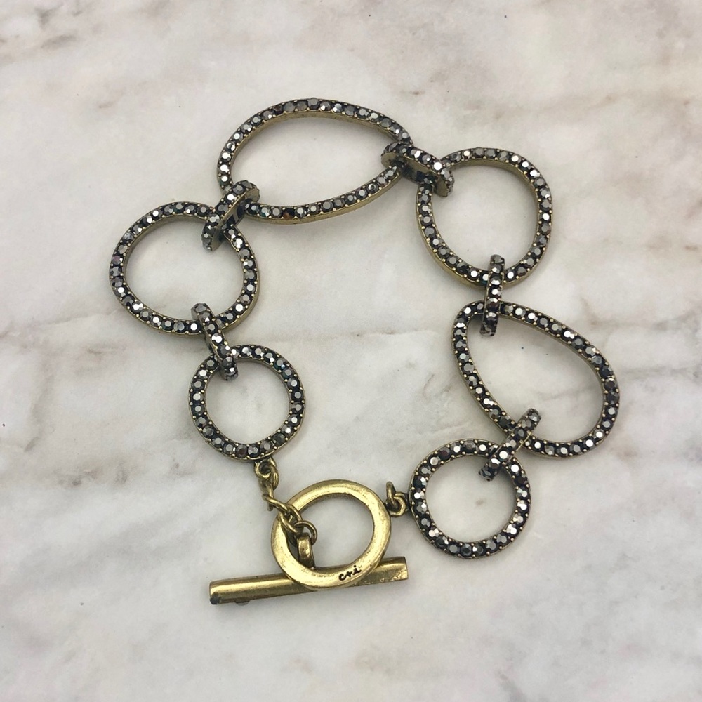 Chloe + Isabel Black Pave Bracelet